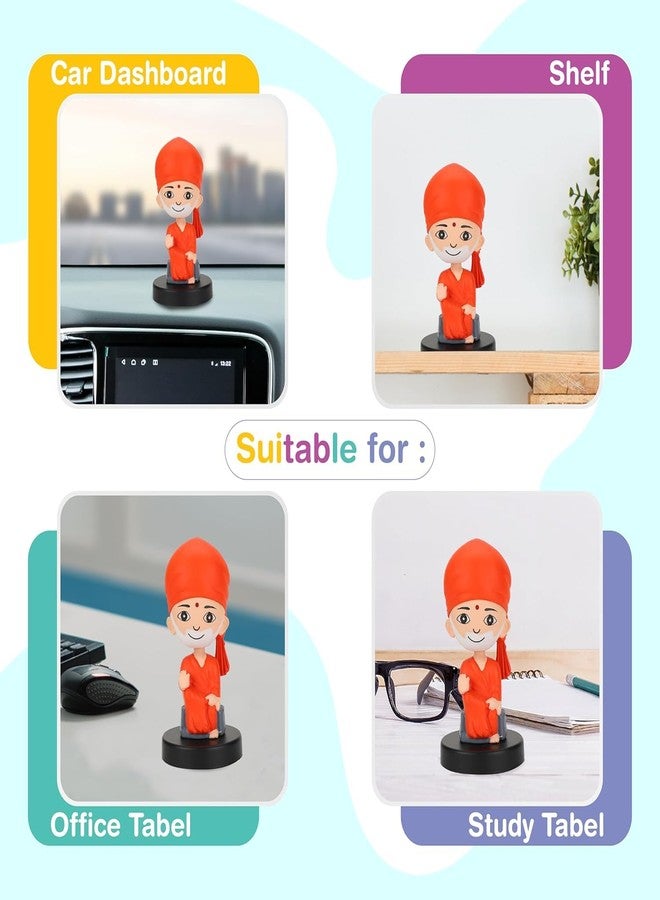 Negi Sai Baba Bobblehead Toy for Kids, Decoration Item for Home Car Dashboard and Office Table God Statue for Festivale Diwali Birthday Gift for Kids - Image 3